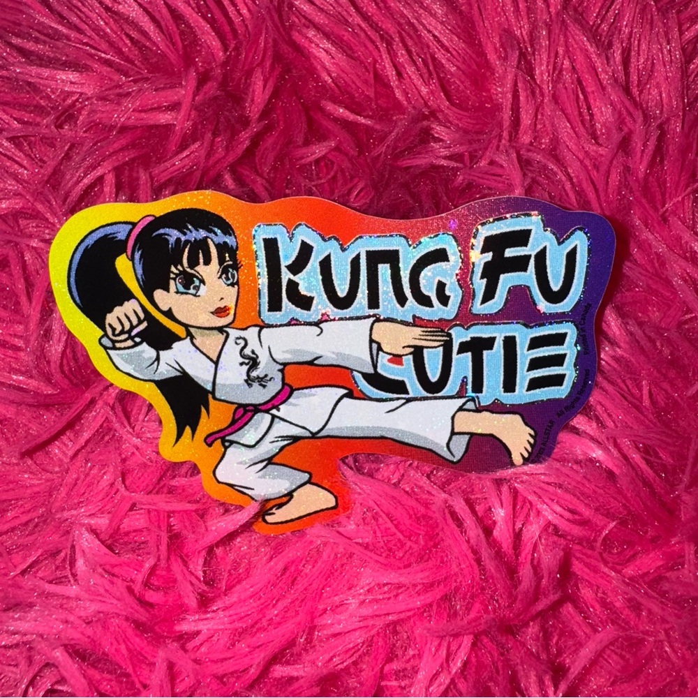 Kung Fu Cutie Sticker